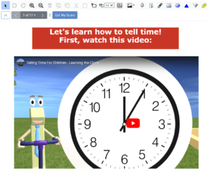 TeacherMade Shared Activity - Telling Time